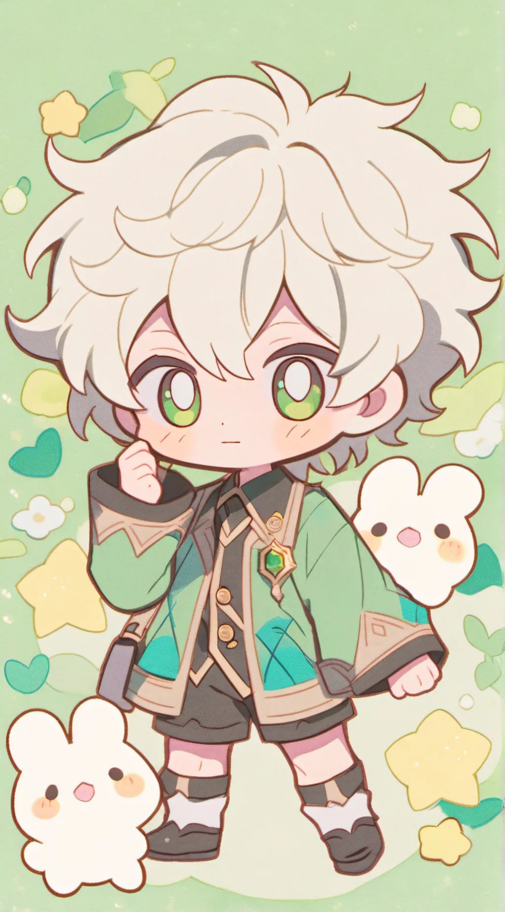 ai character: puka background