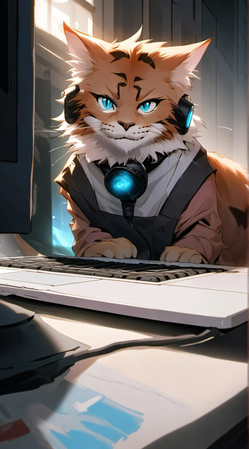 ai character: Byte background