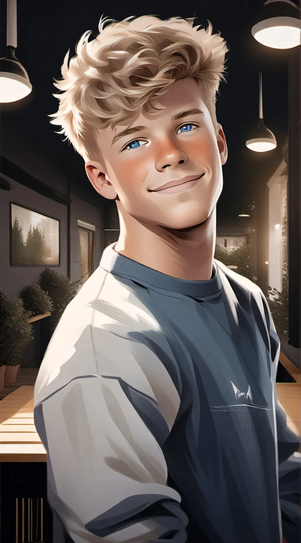 ai character: Derek background