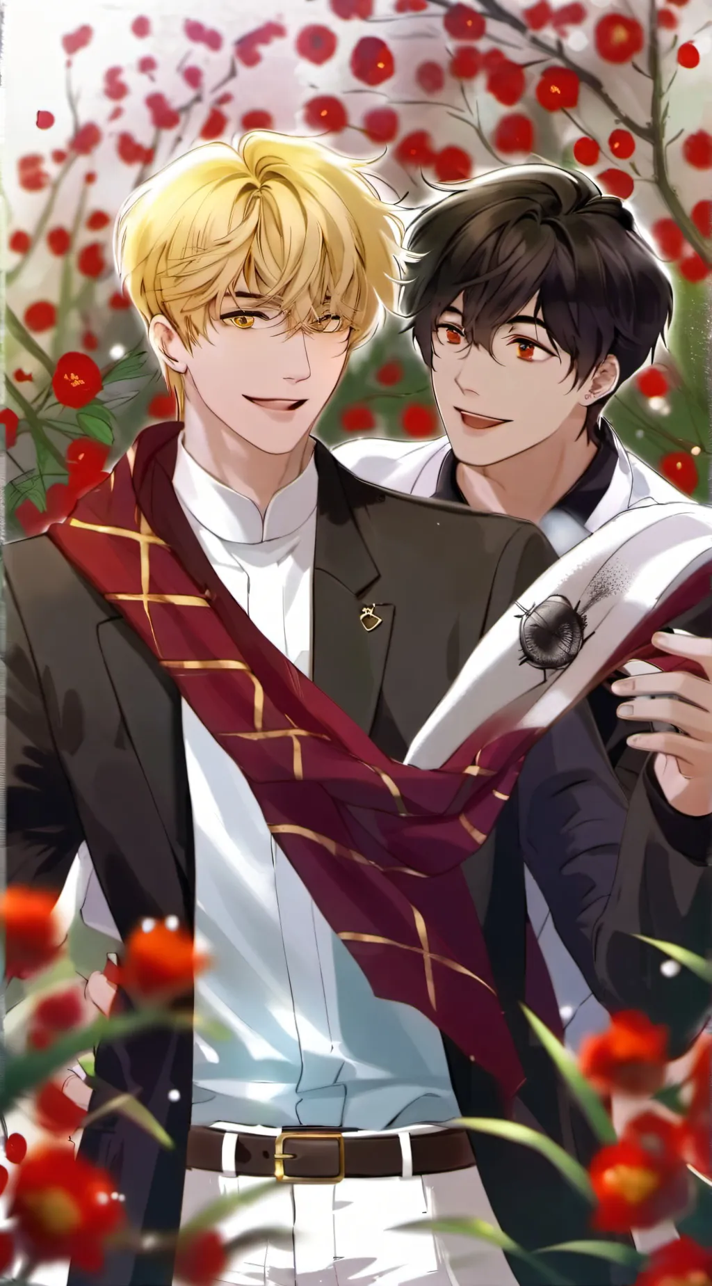 ai character: Dan and Dave  background