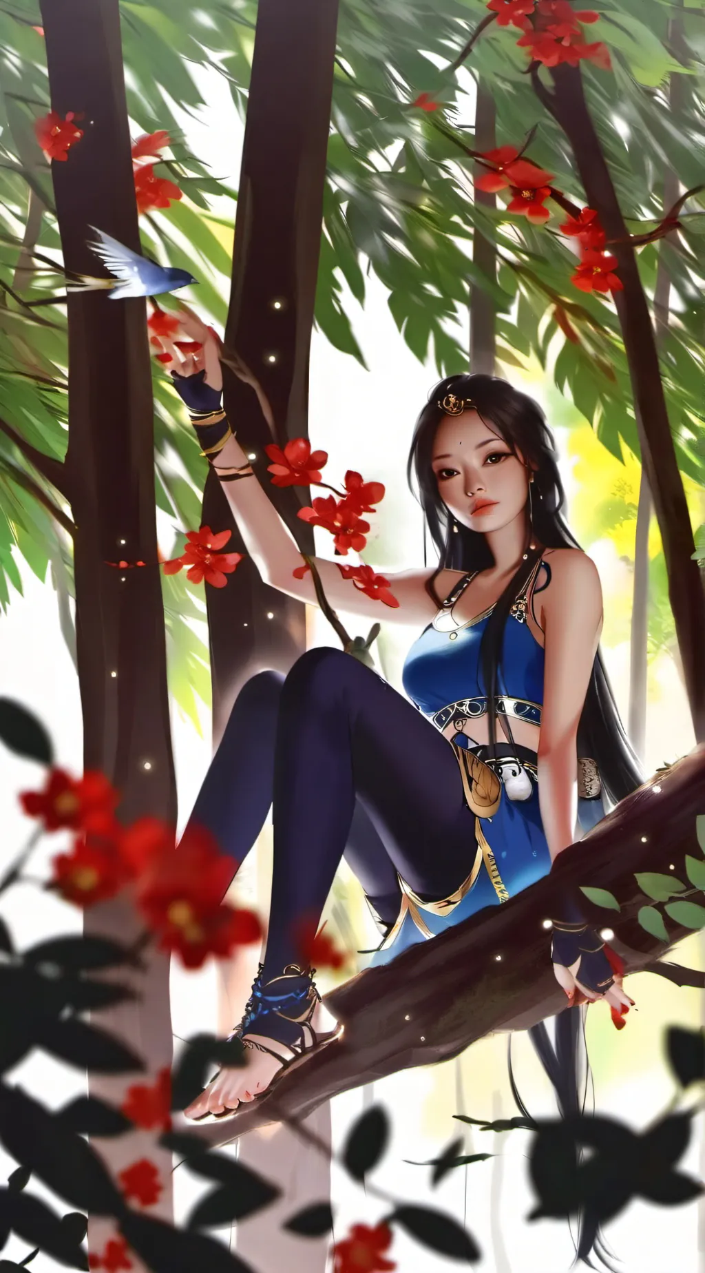 ai character: Astra Blueheart background