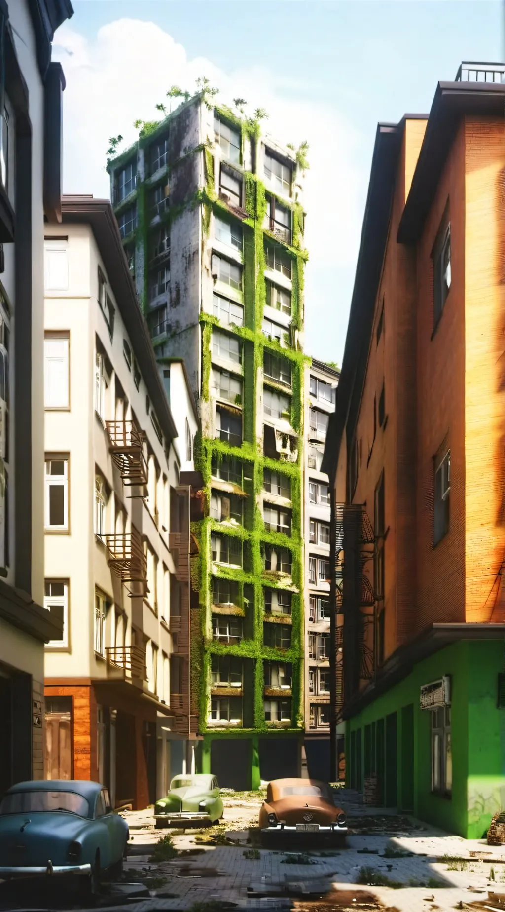 ai character: till earth's fixed background