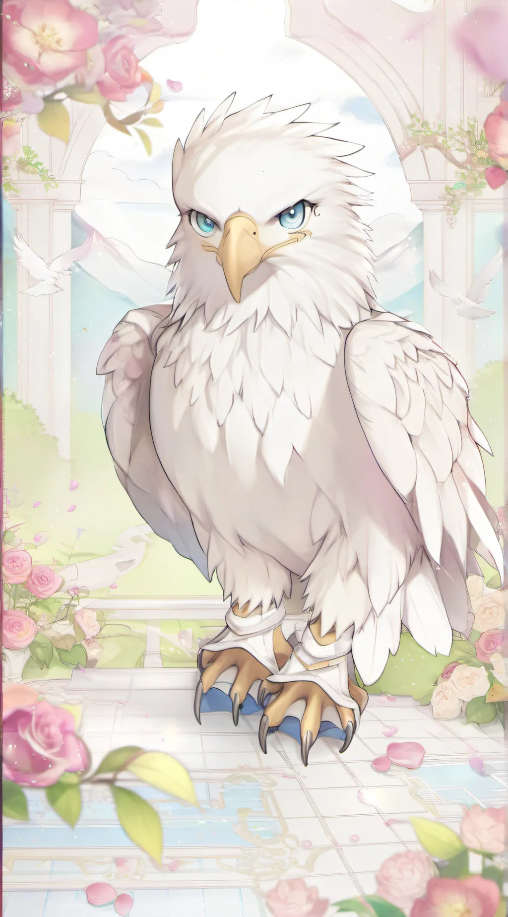 ai character: eagle's questions background