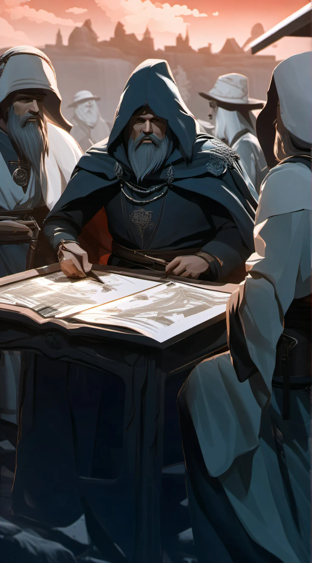 ai character: Hogwarts  background