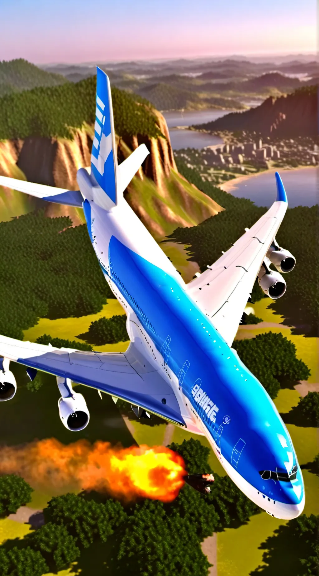 ai character: aviation background