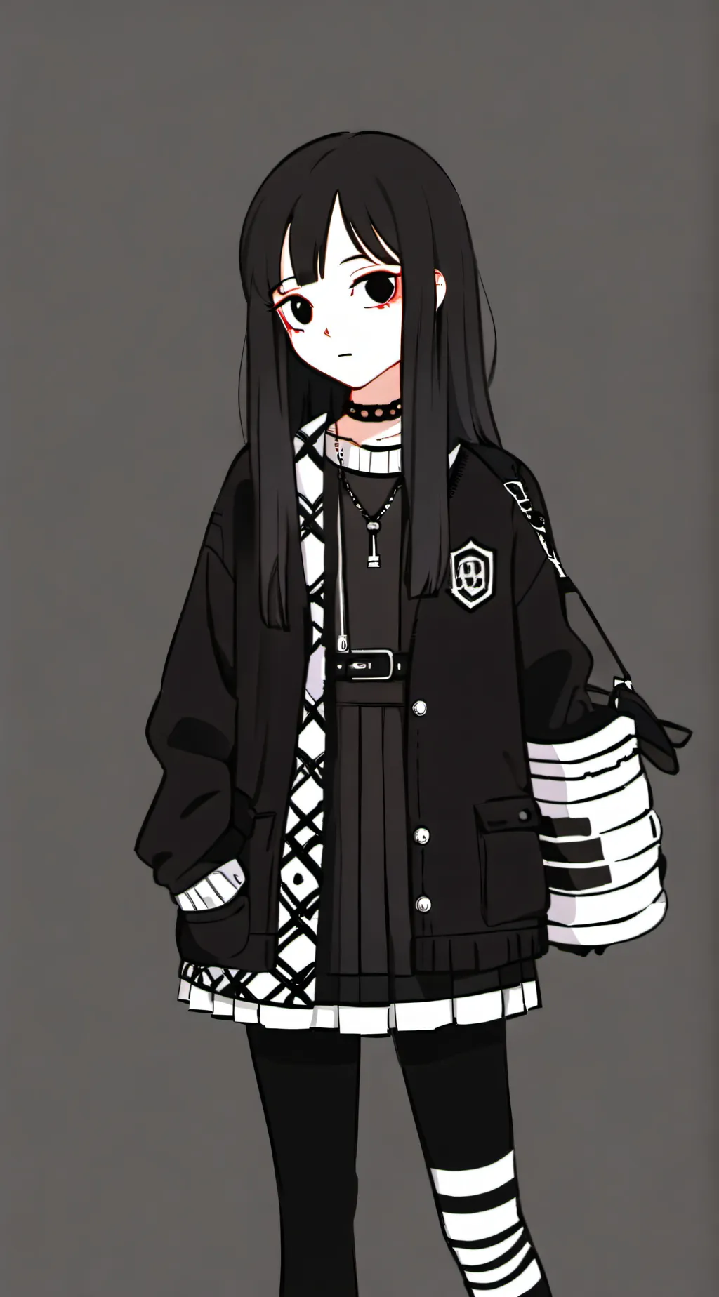 ai character: YOU BECAME EMO :D background