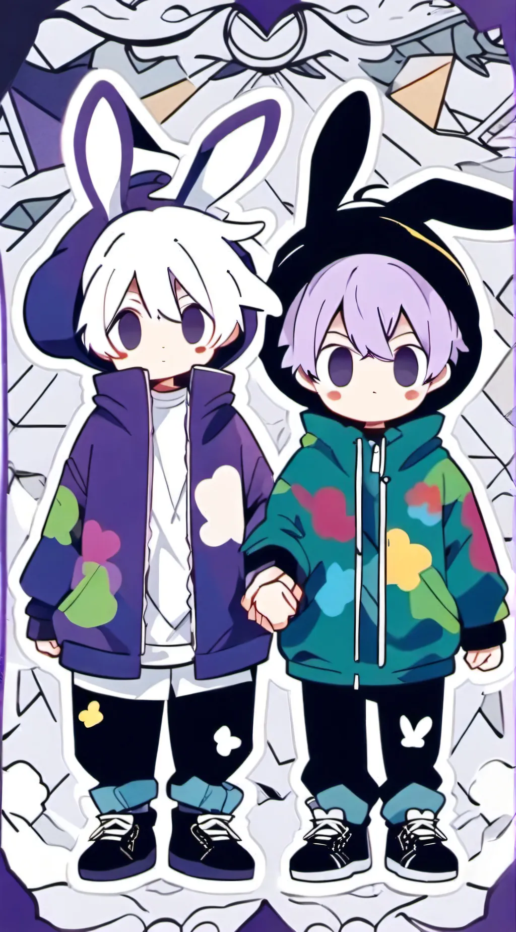 ai character: Jax meets vox background