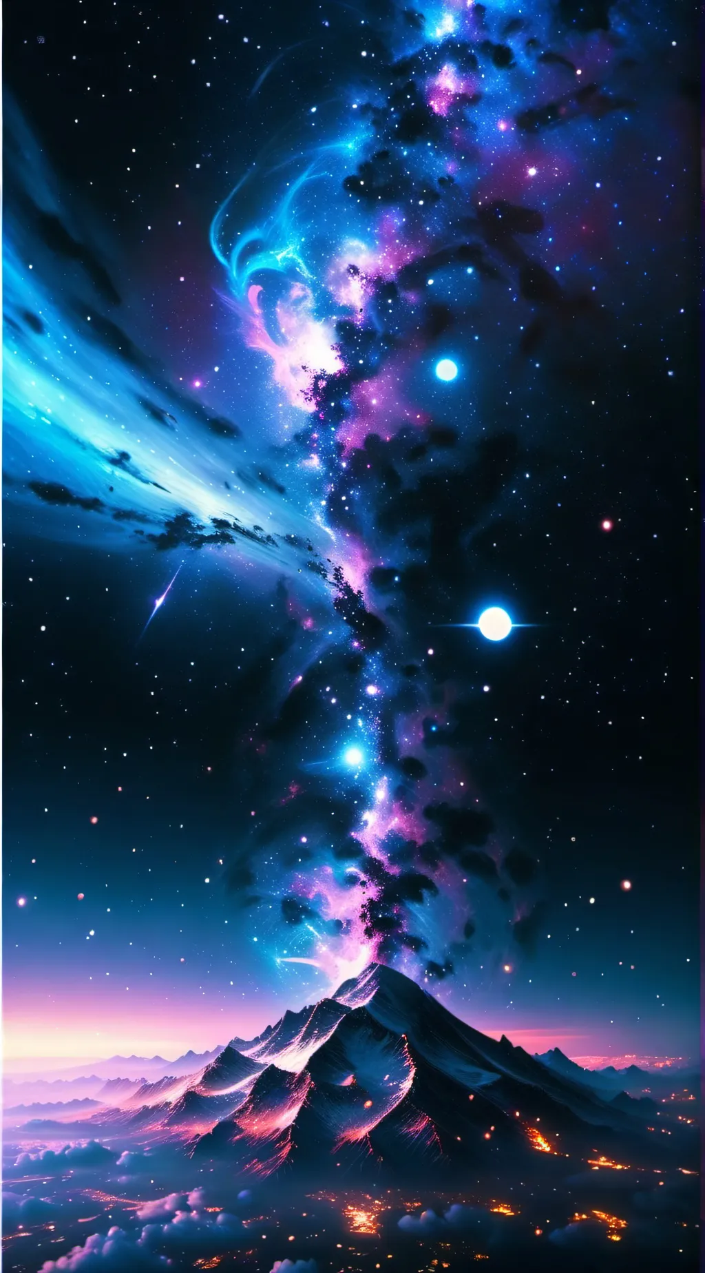 ai character: Circle dot trend background