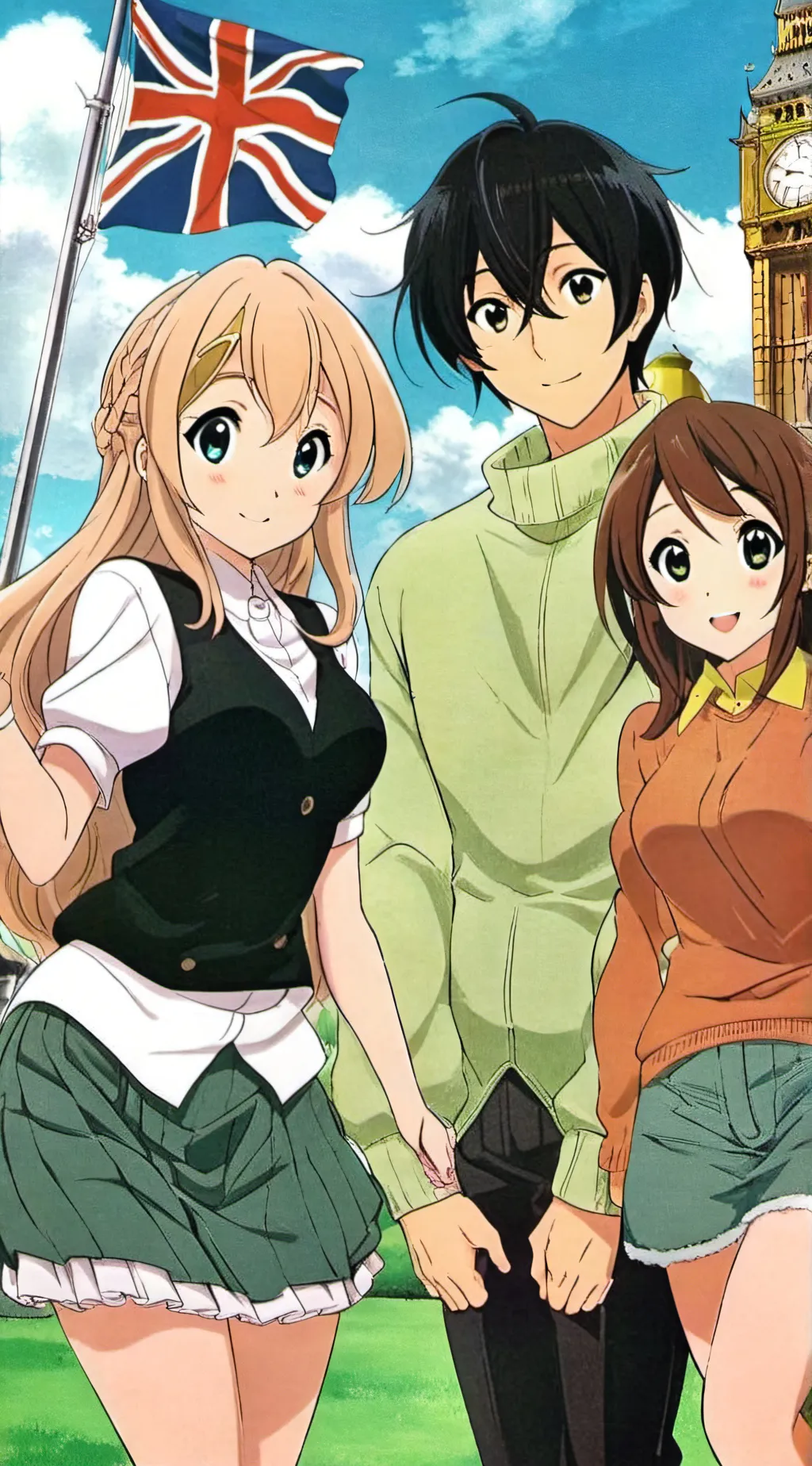 ai character: Traveling to Love background