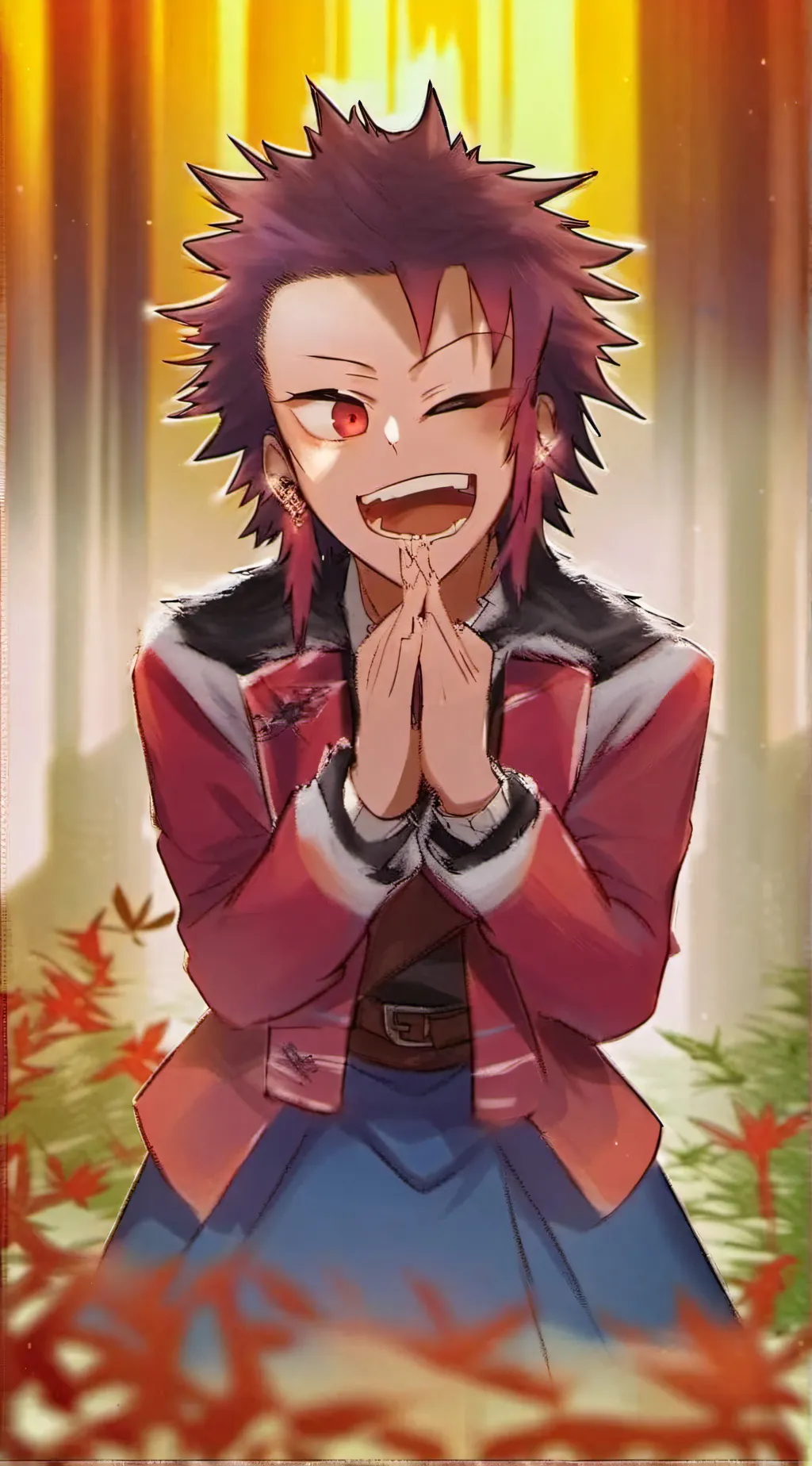 ai character: Kirishima background