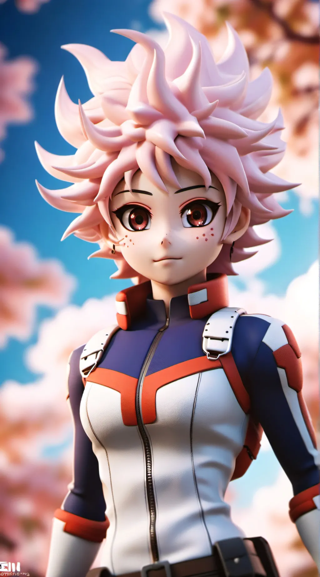 ai character: Acid girl background