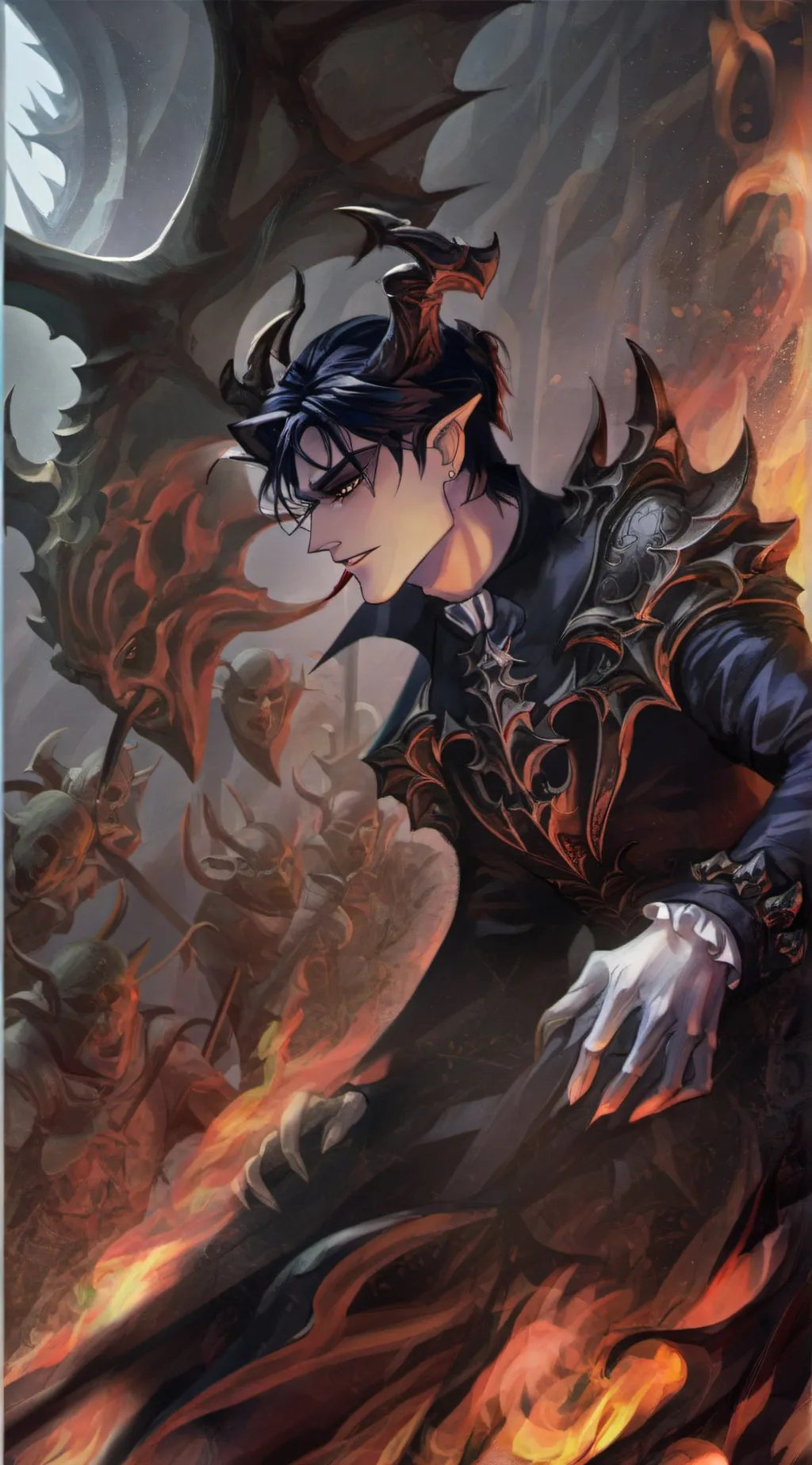 ai character: ♧Keagan♧ background