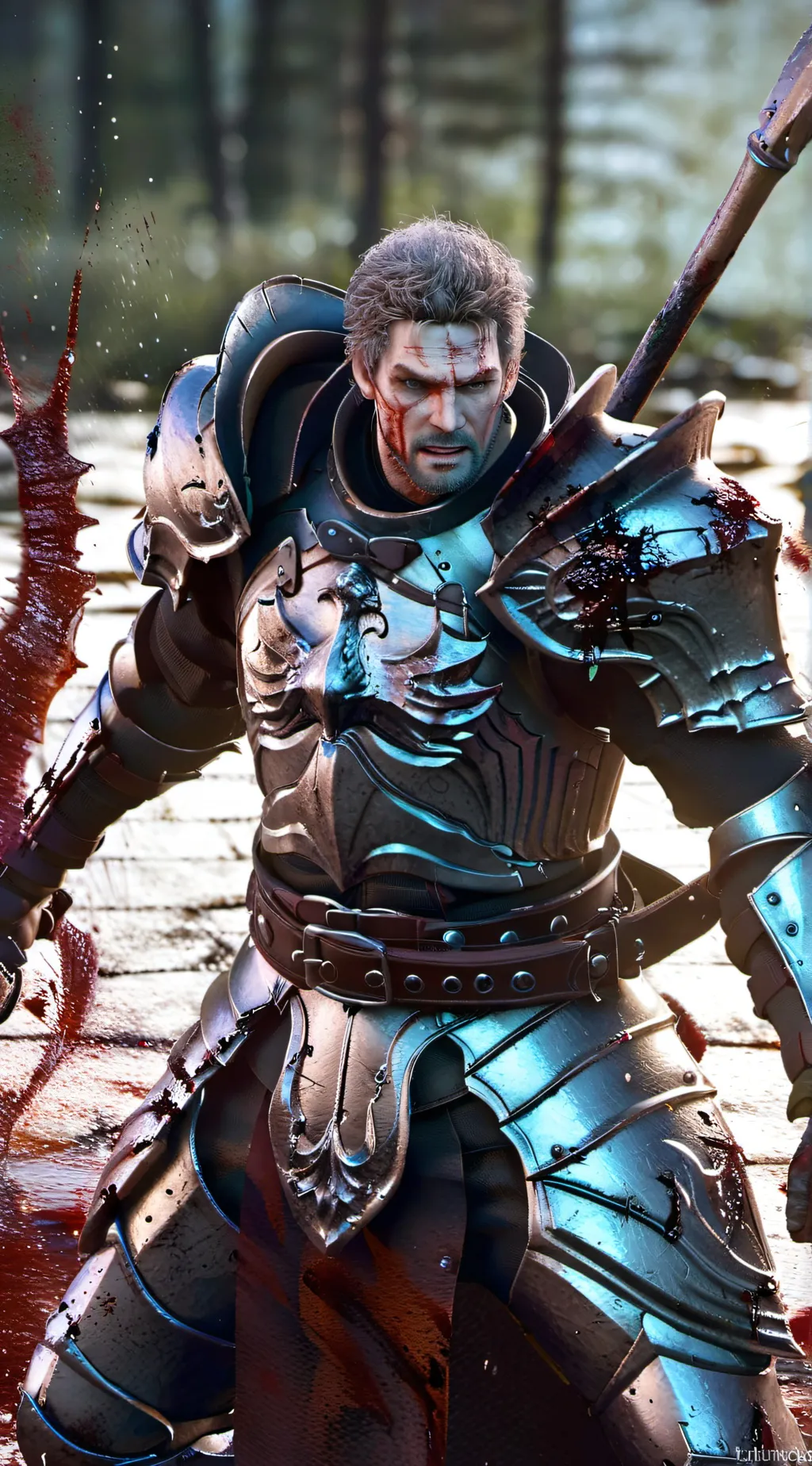 ai character: scorch background