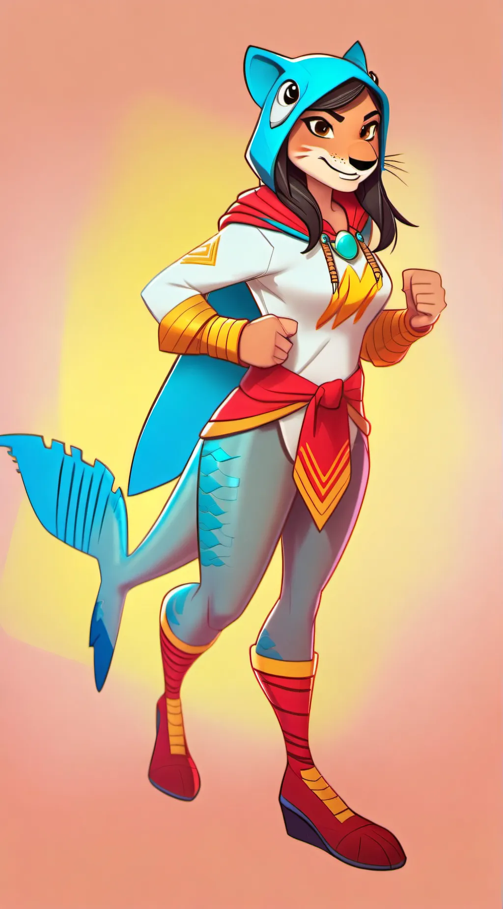 ai character: tiger marvela background