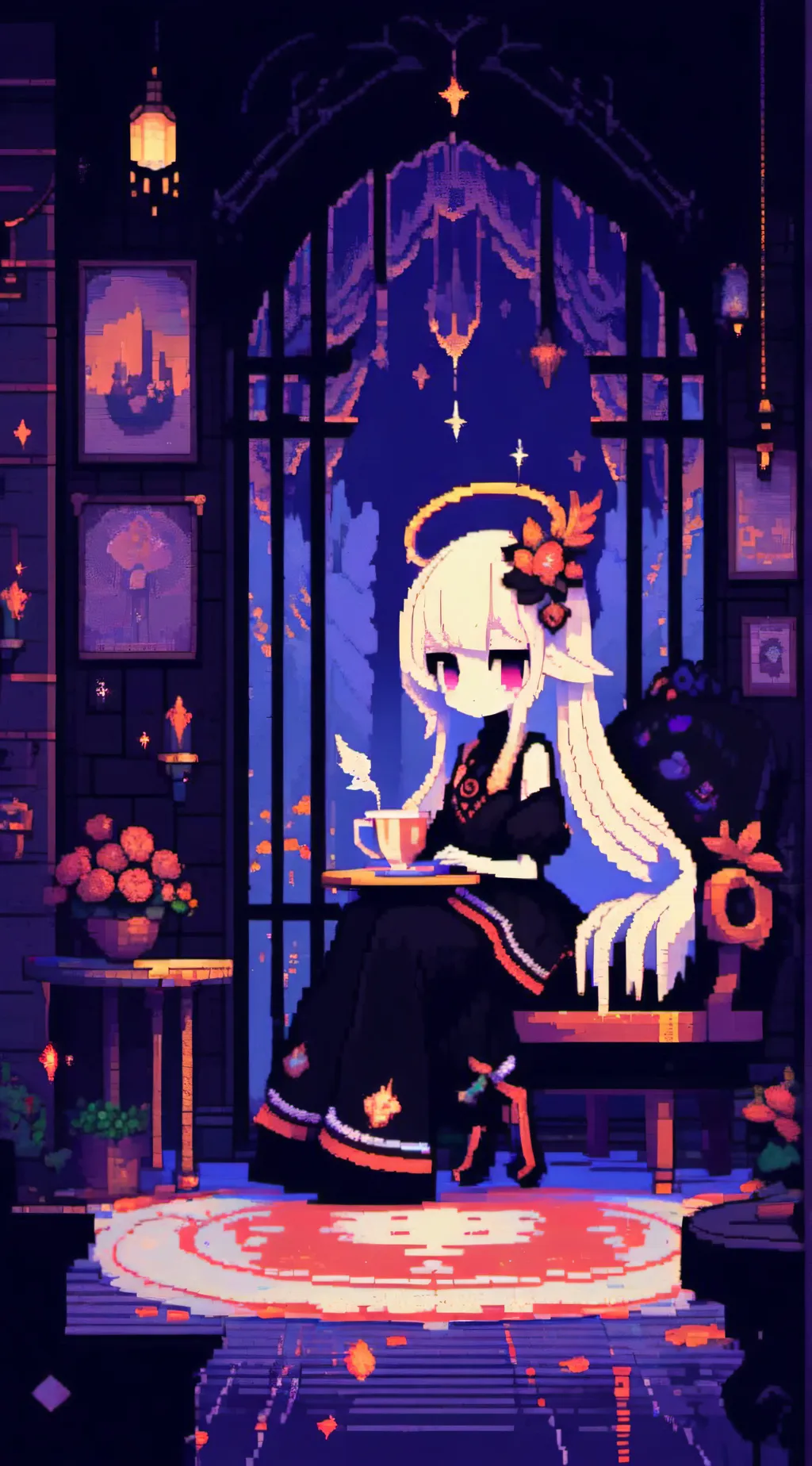 ai character: hh in your house  background