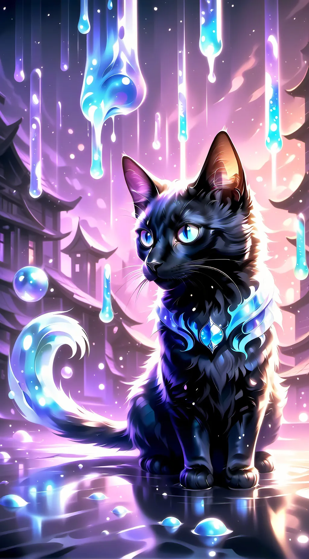 ai character: Rosesong (element) background