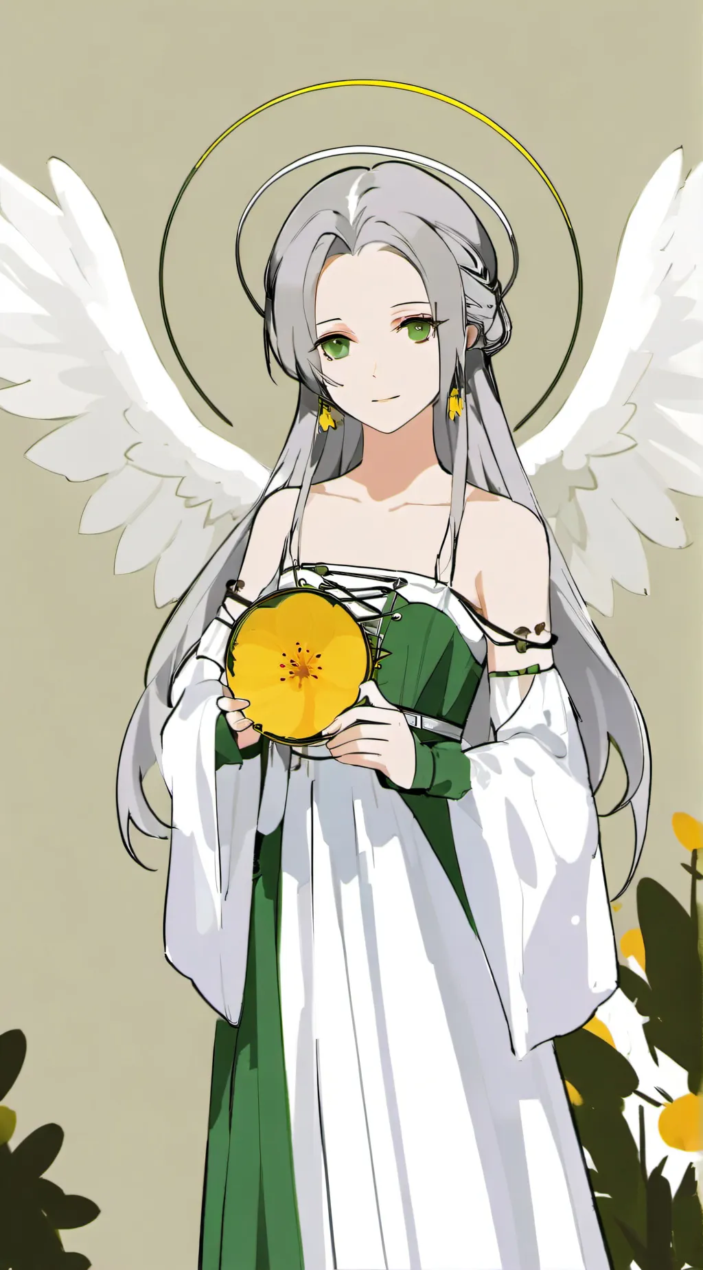 ai character: angel gaurden background