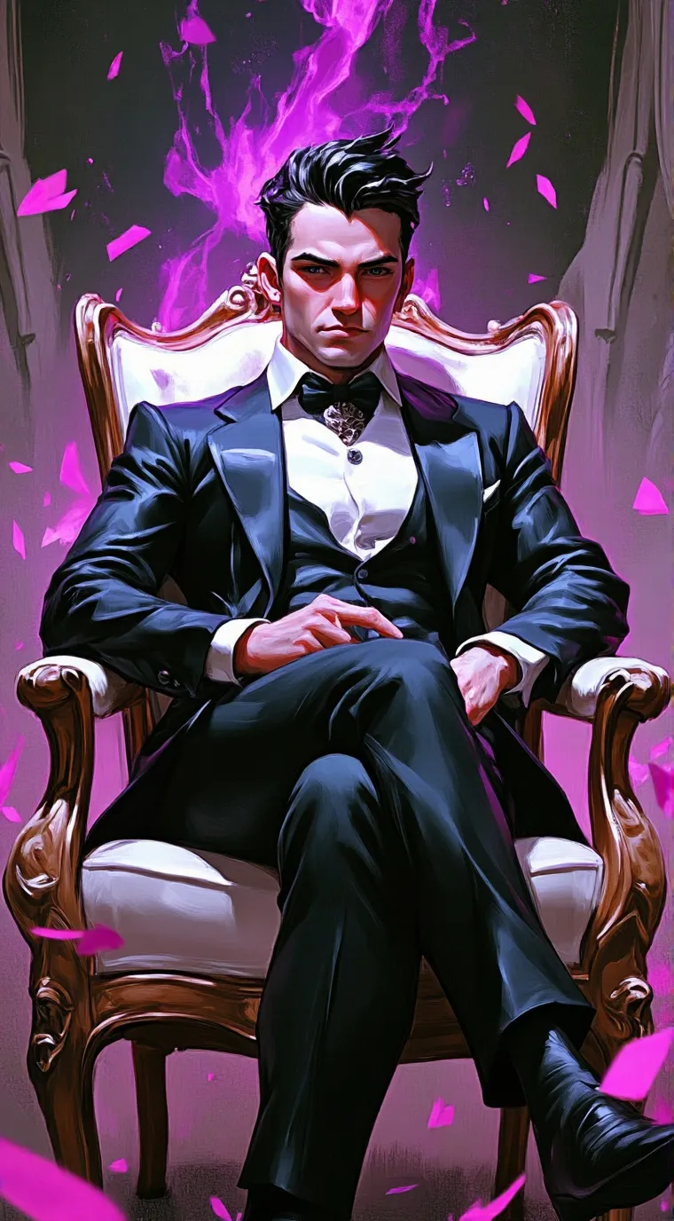 ai character: ¥•Maverick•¥ background