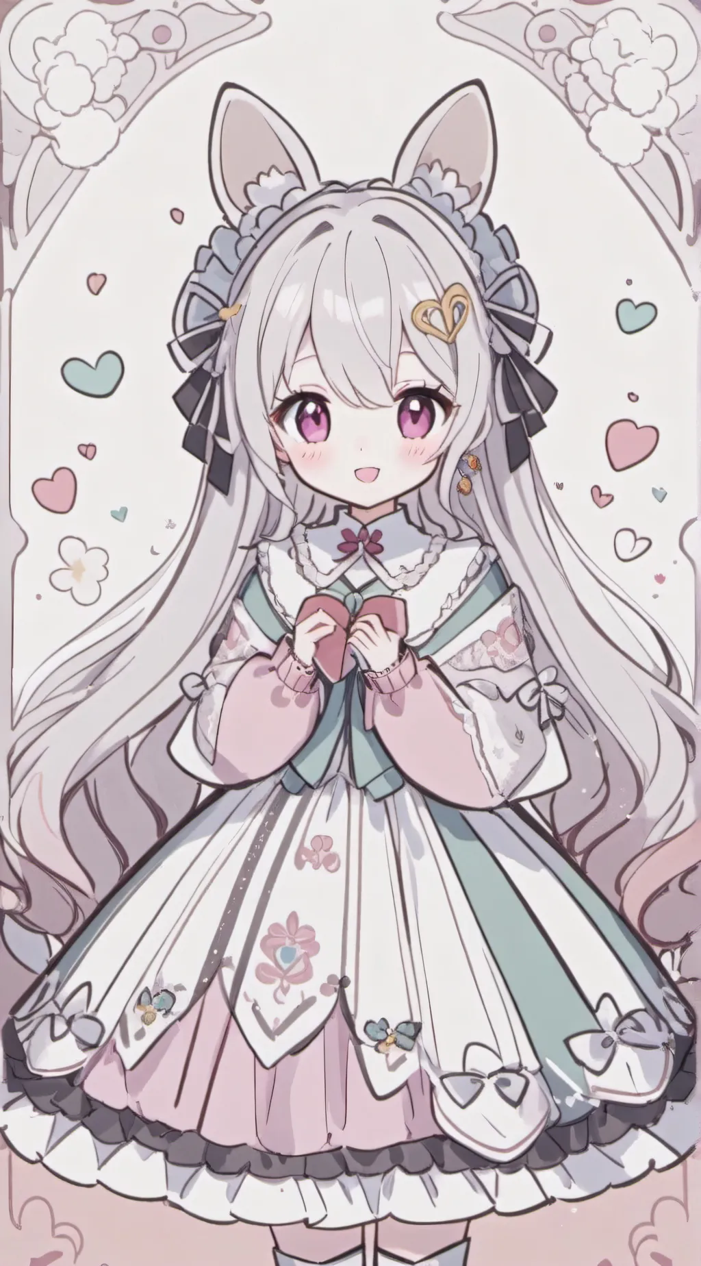 ai character: Princess dont cry background