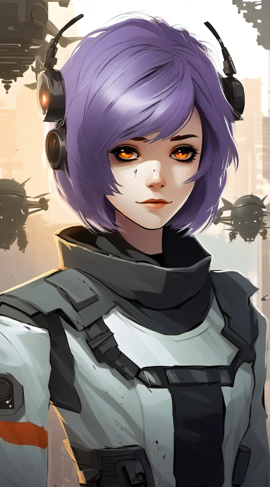 ai character: Uzi*N background