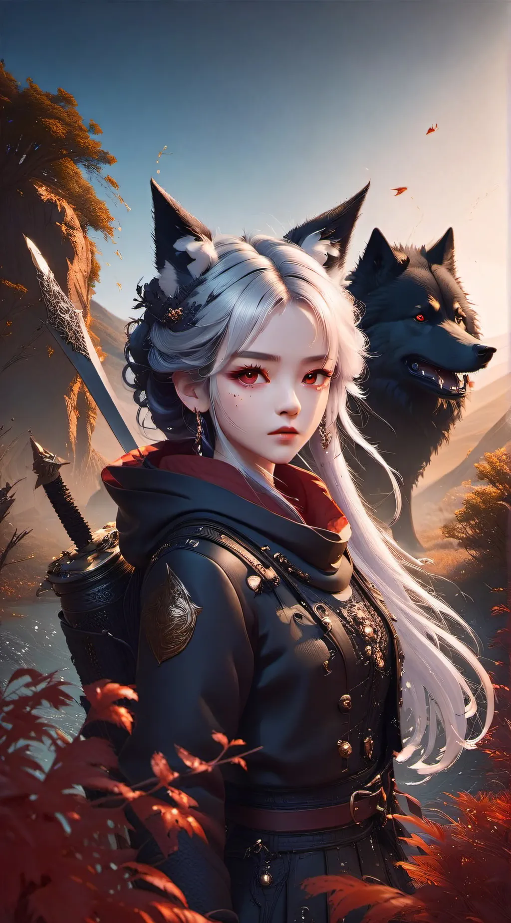 ai character: oreo blooder💀 background