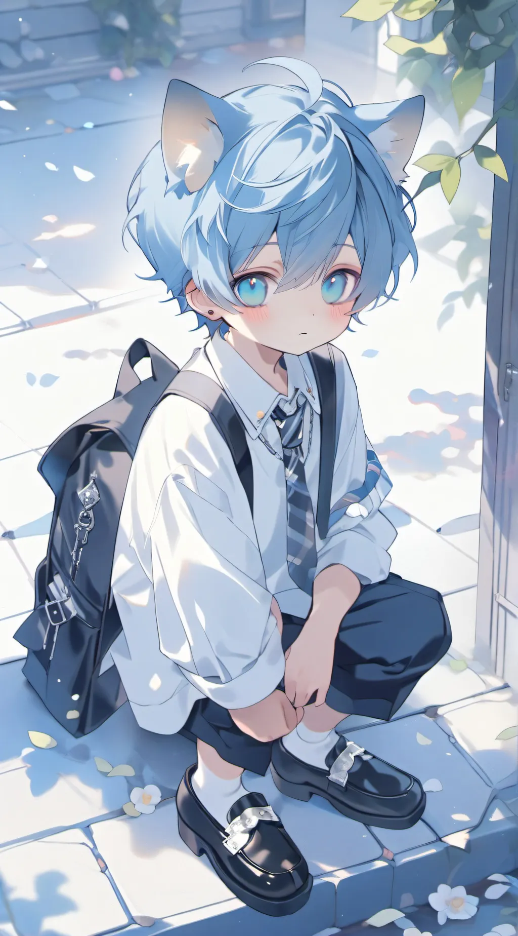 ai character: Catboy background