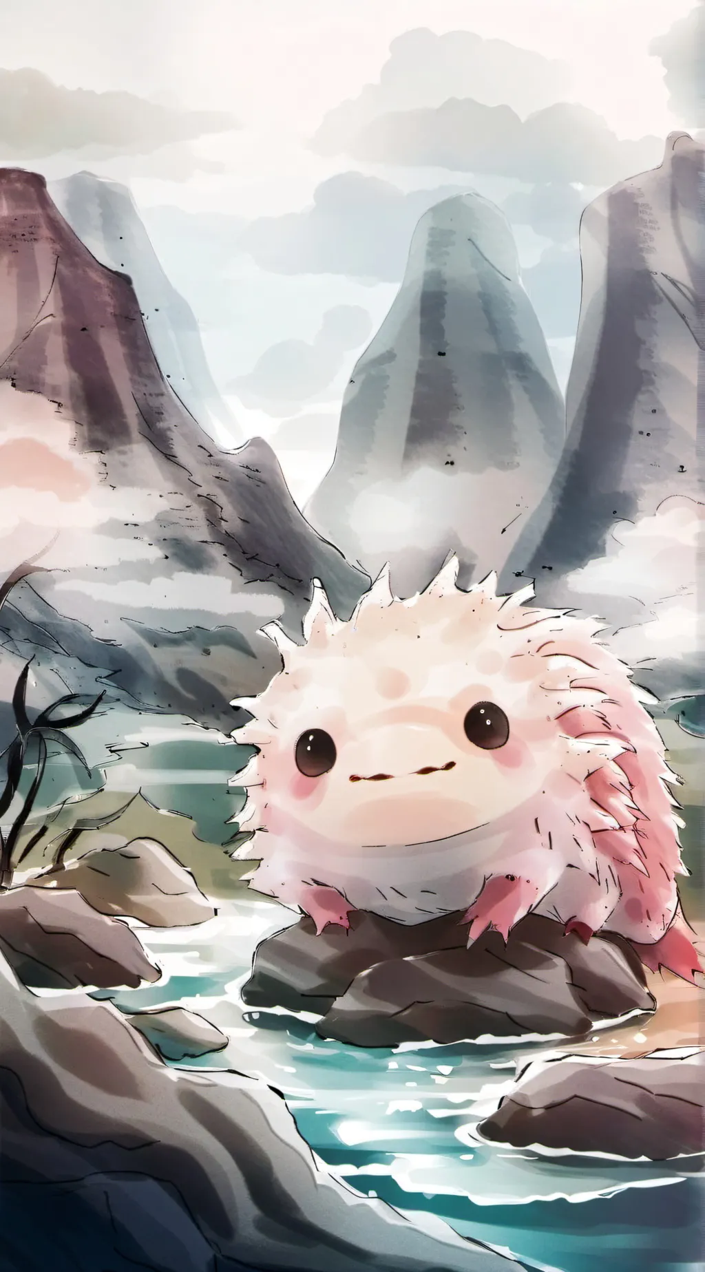 ai character: KinitoPET background