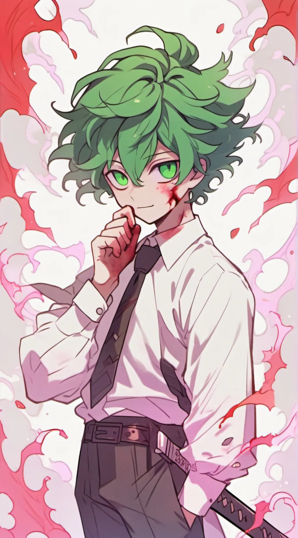 ai character: Villain Izuku background