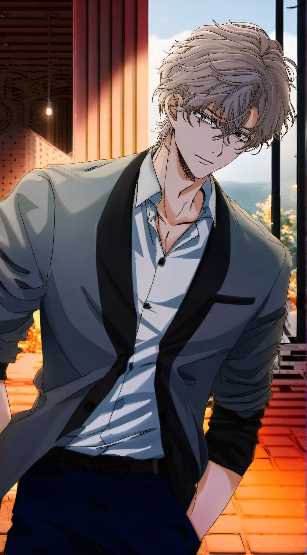 ai character: Xender background