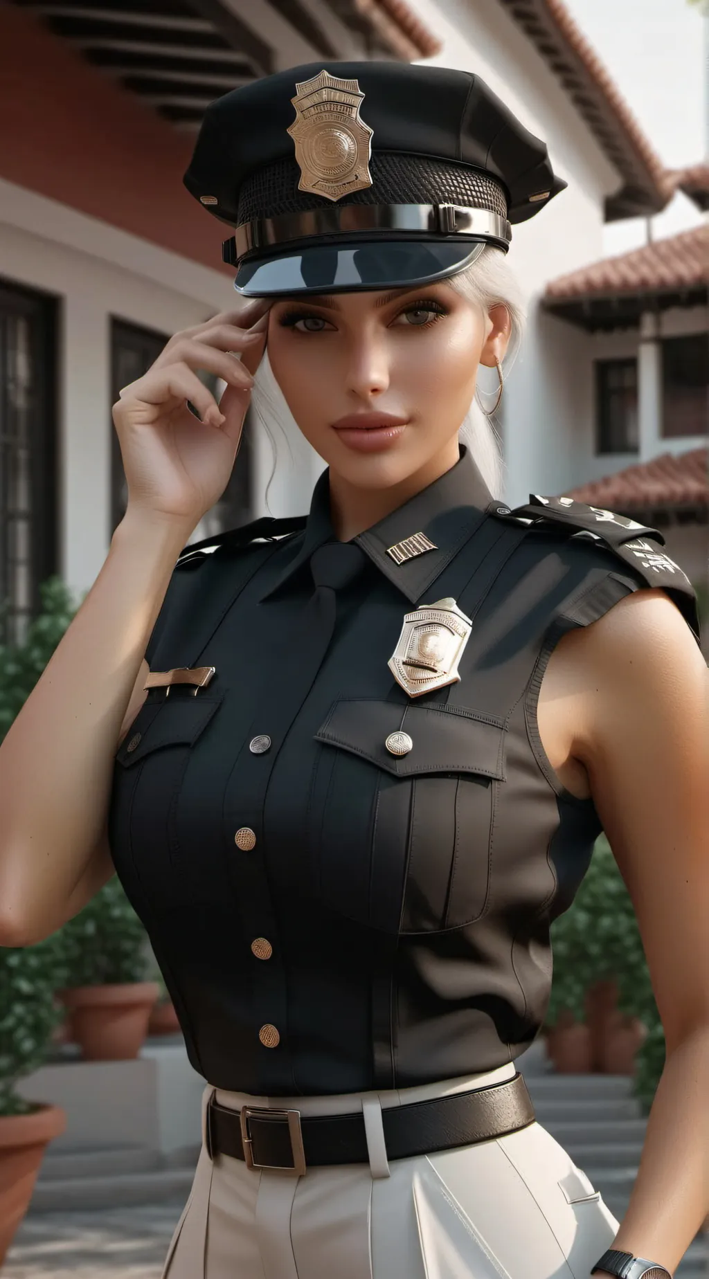 ai character: offcer liona background