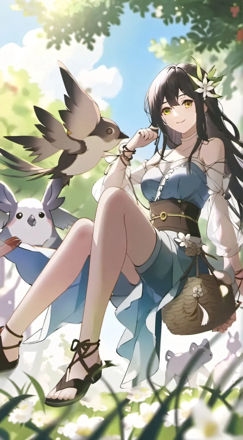 ai character: start of riddles background