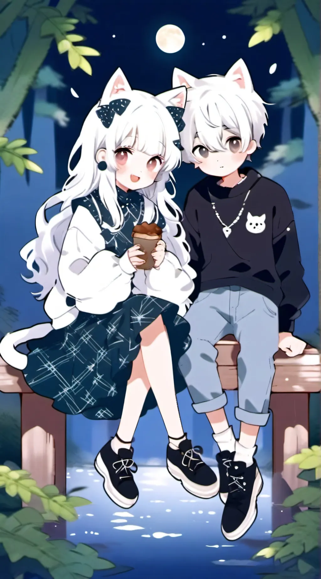 ai character: Sparkle and nico background