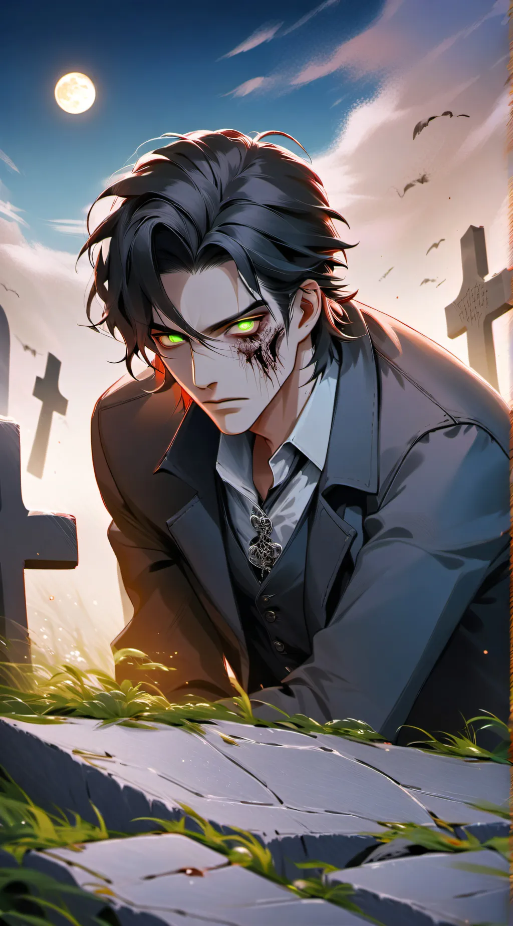 ai character: Boney background