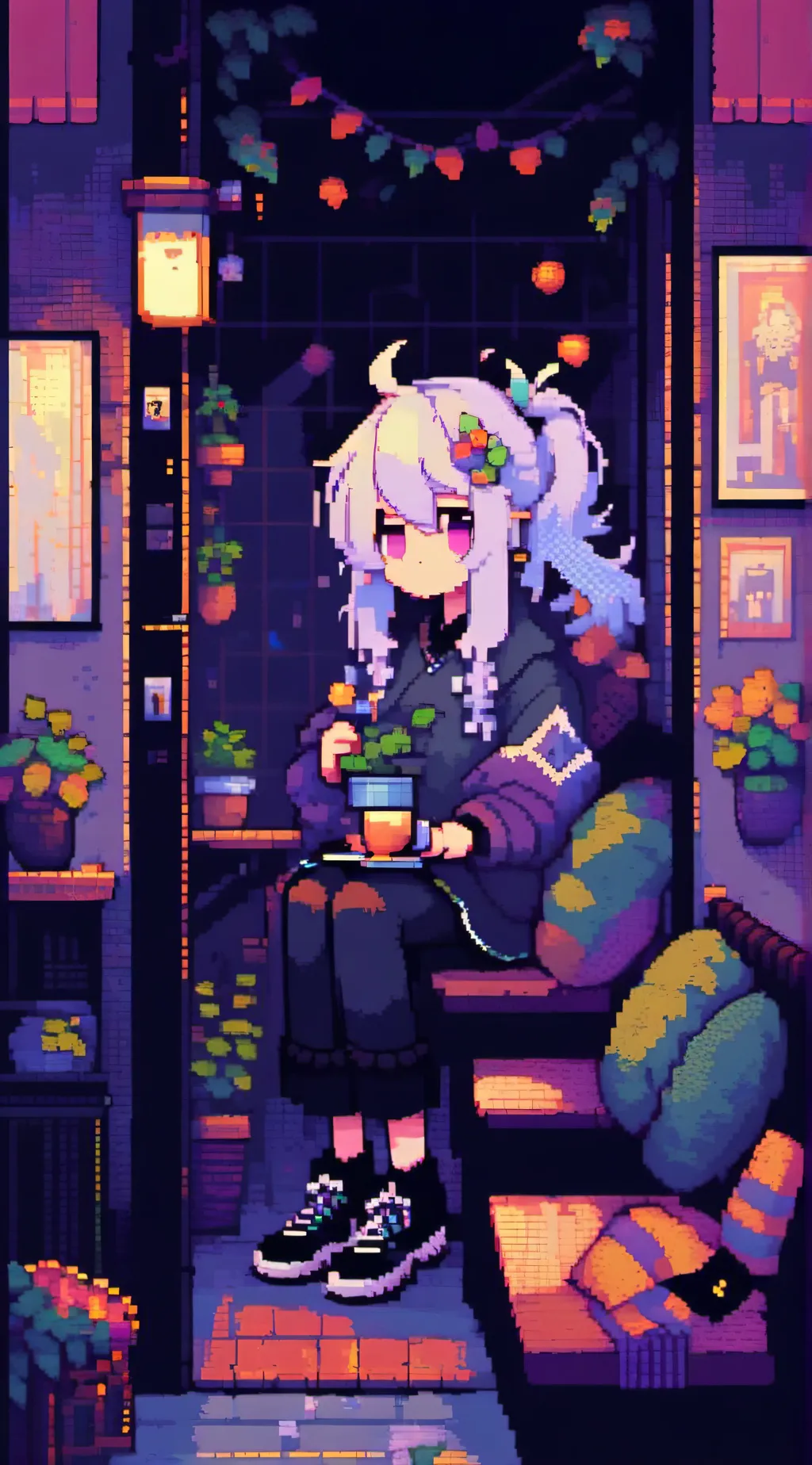 ai character: Uzi background