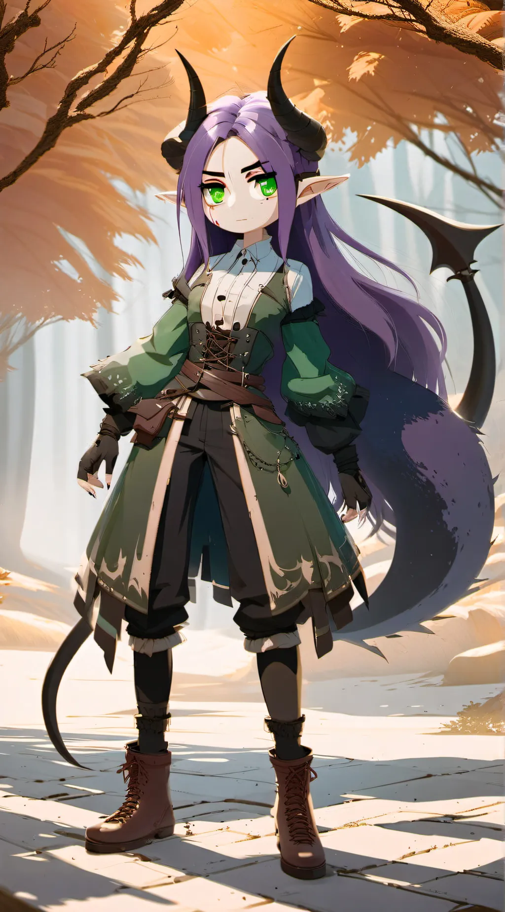 ai character: Opalina￼ background