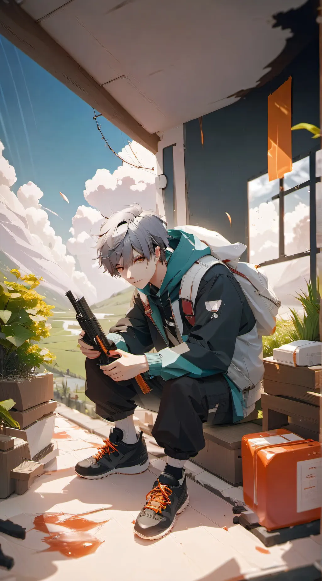 ai character: Chase  background