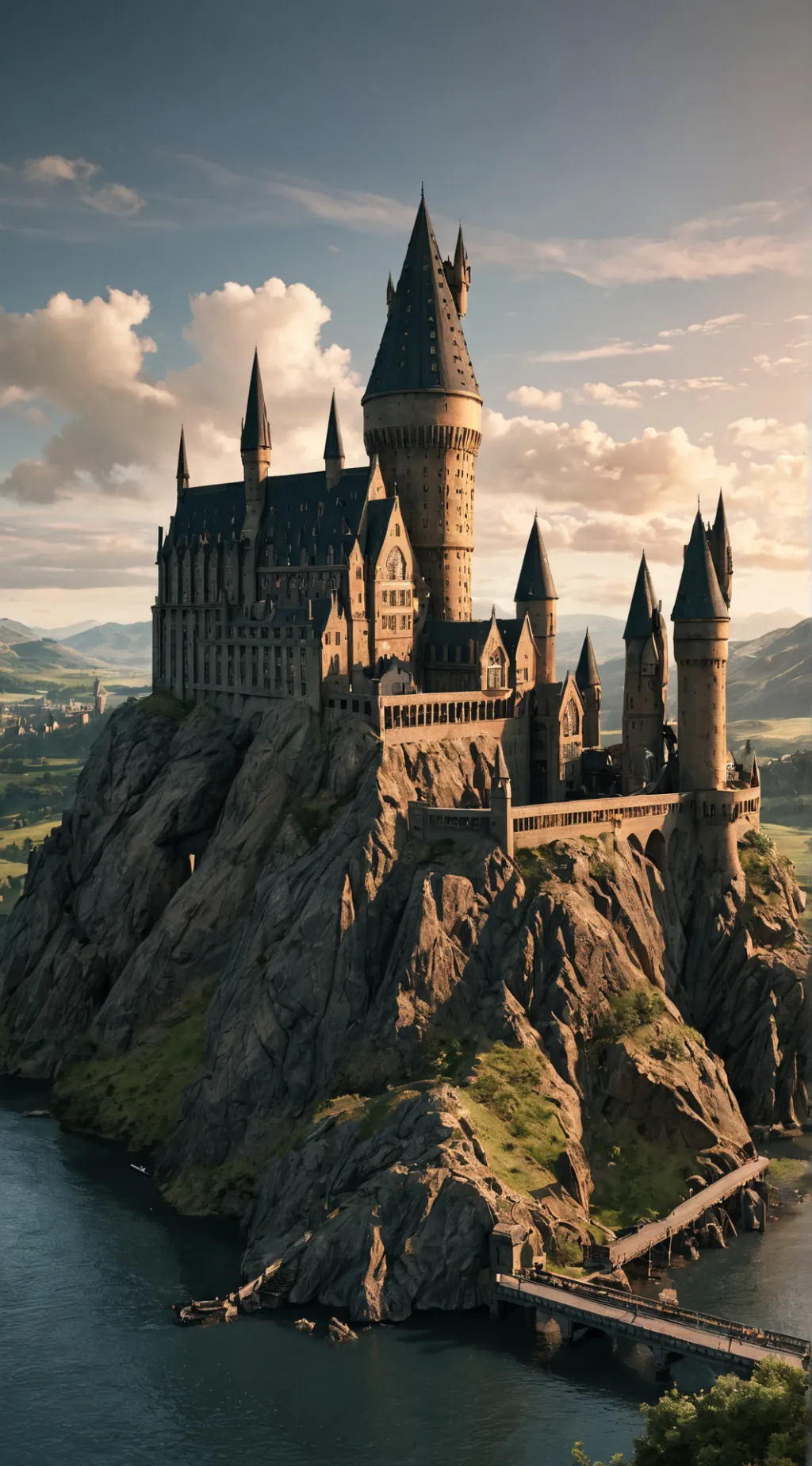 ai character: hogwarts background