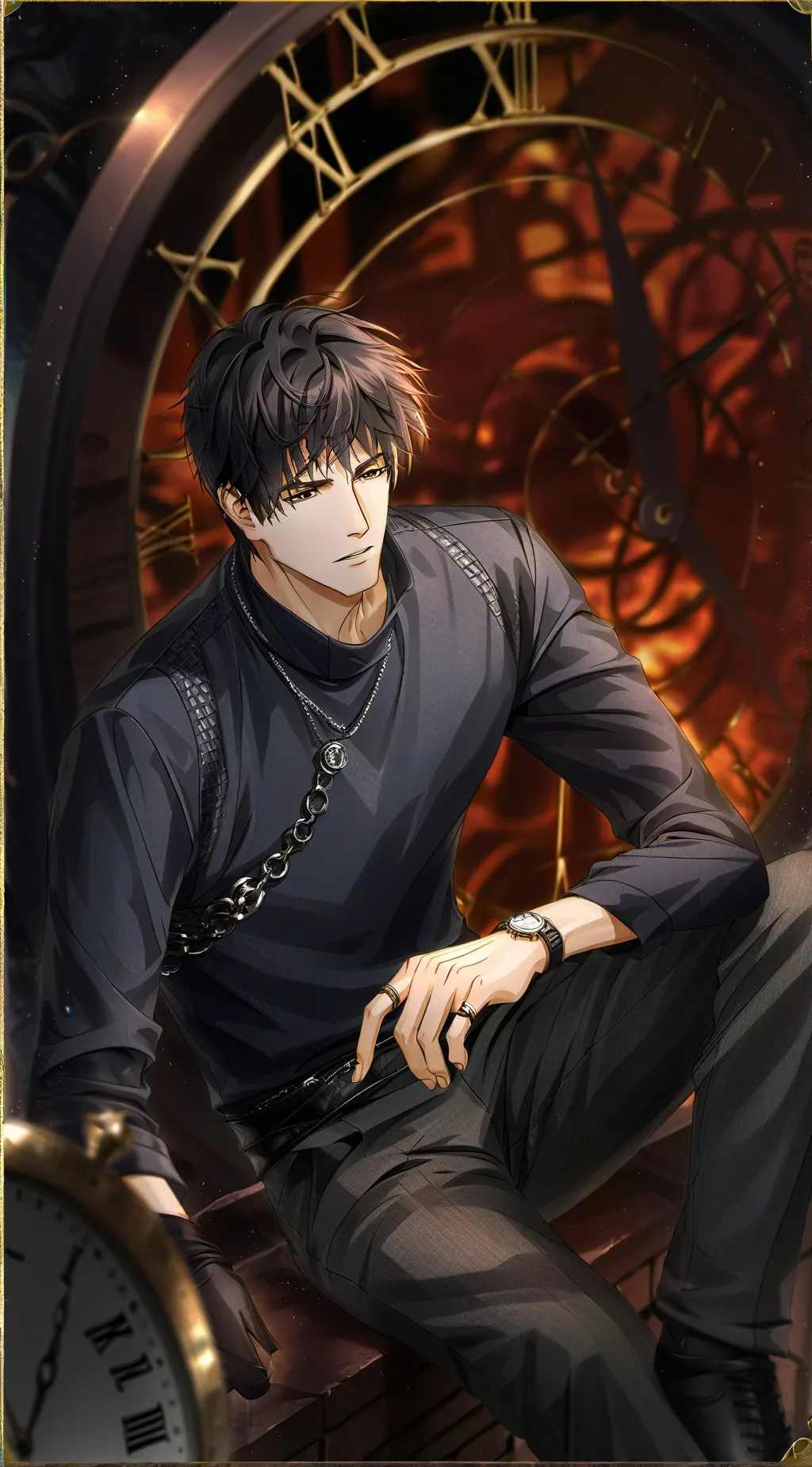 ai character: The Habitually Late Arranger background