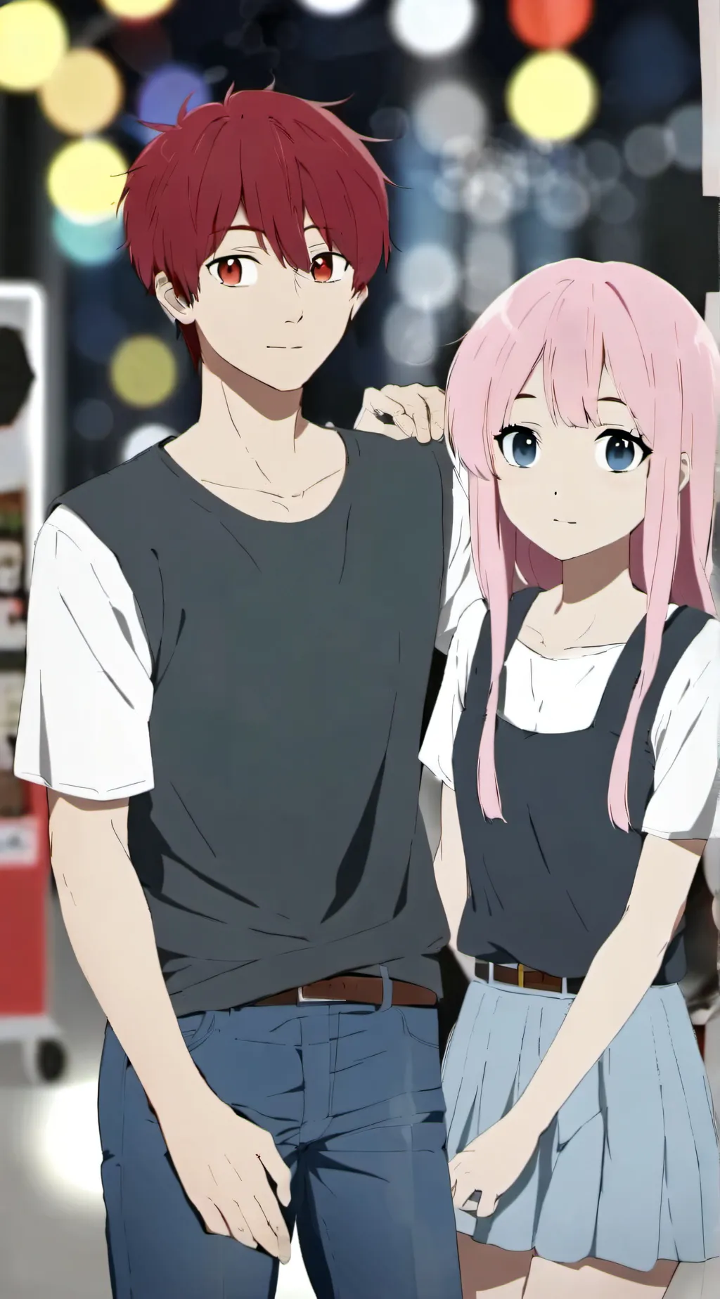 ai character: MHA Christmas background