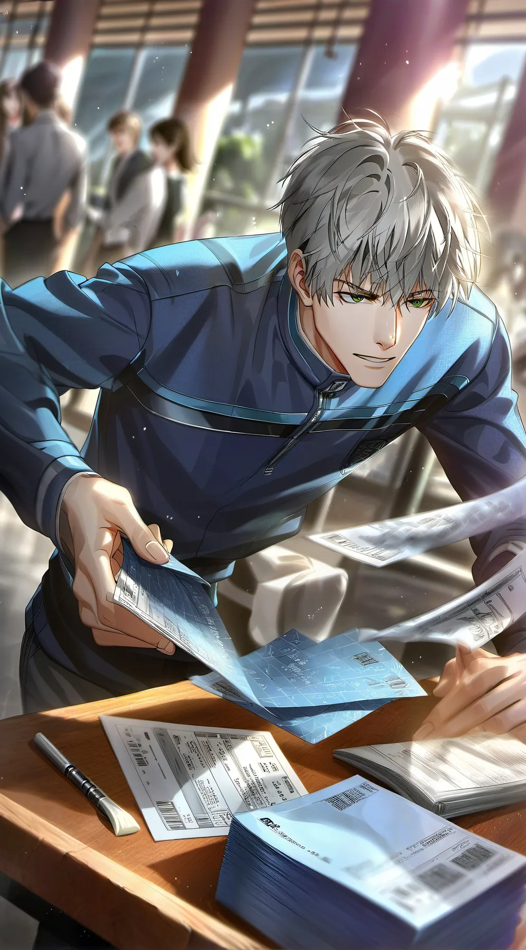 ai character: Meticulous Max background