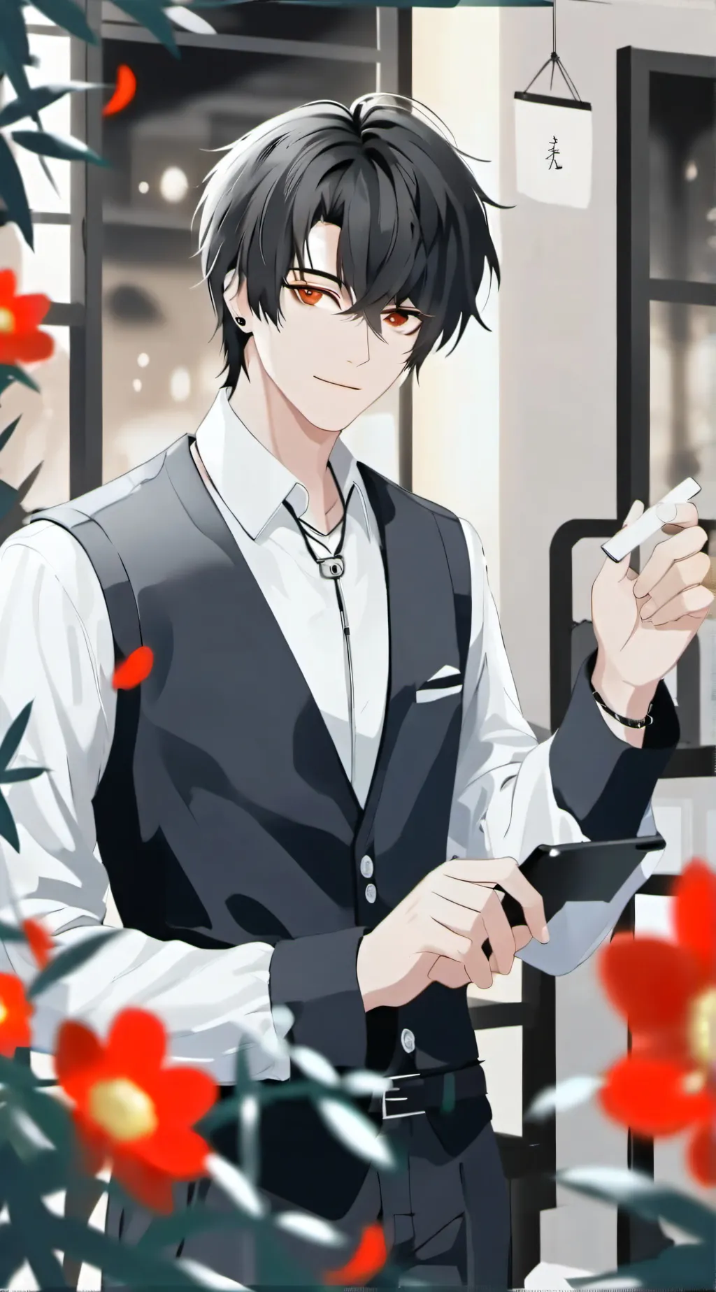 ai character: Harry anderson background