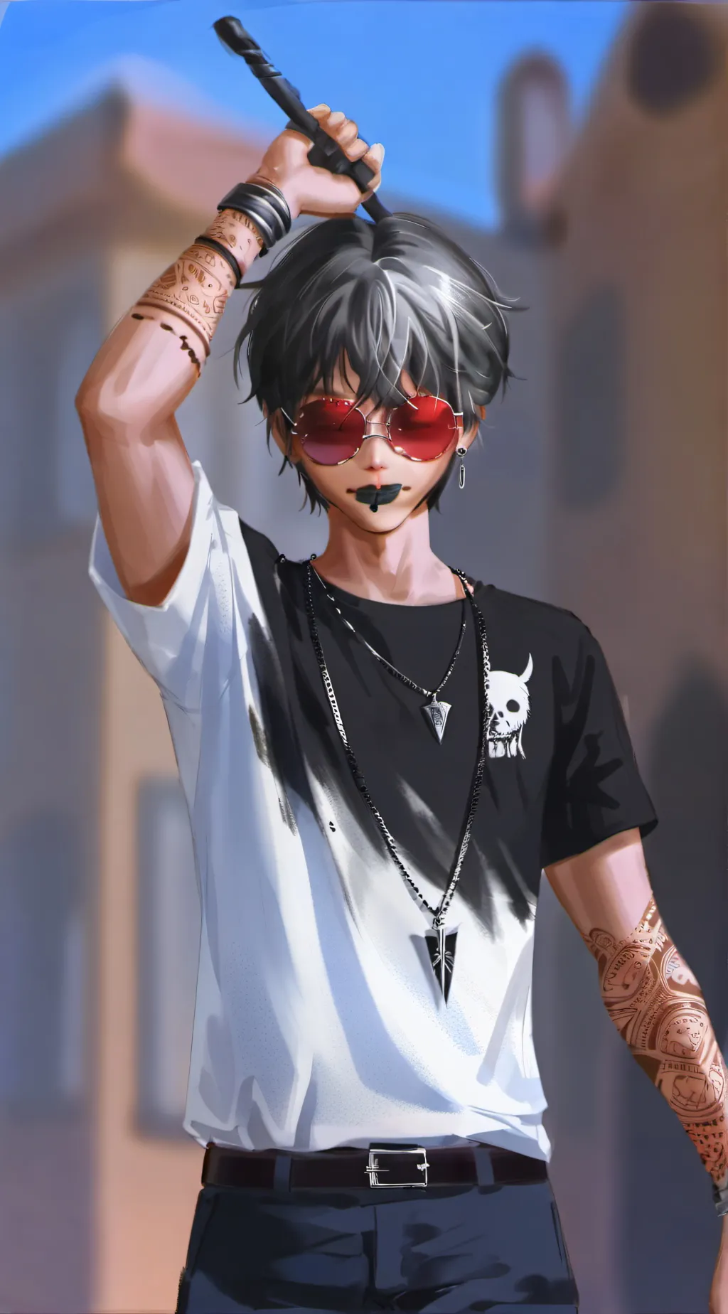 ai character: lucas background