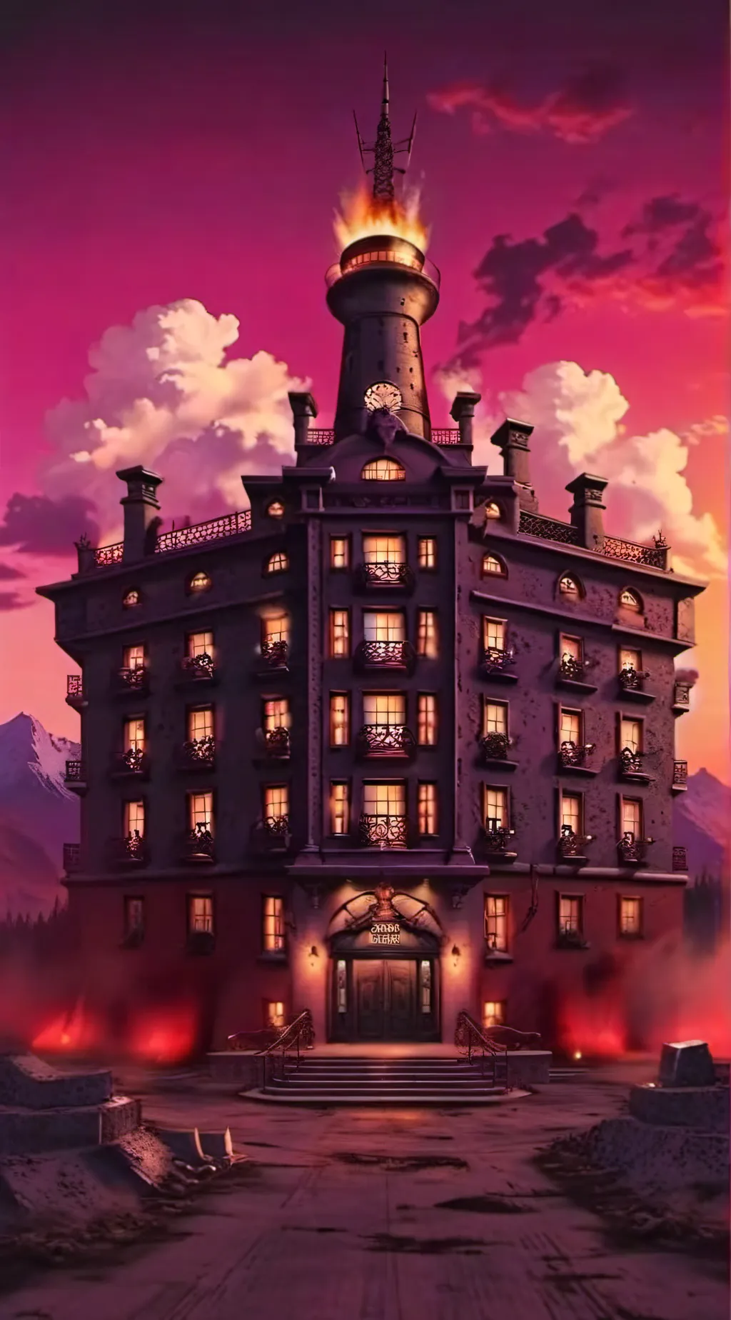 ai character: Alastor HH background