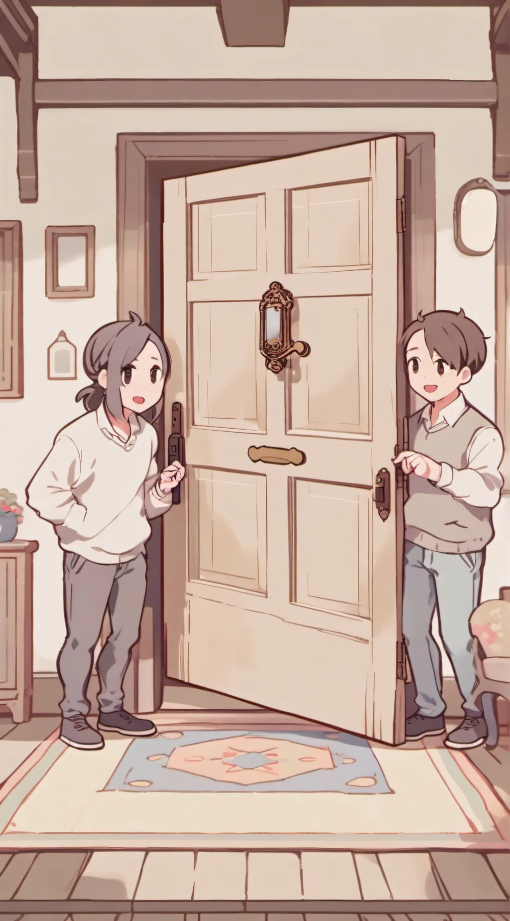 ai character: doors background