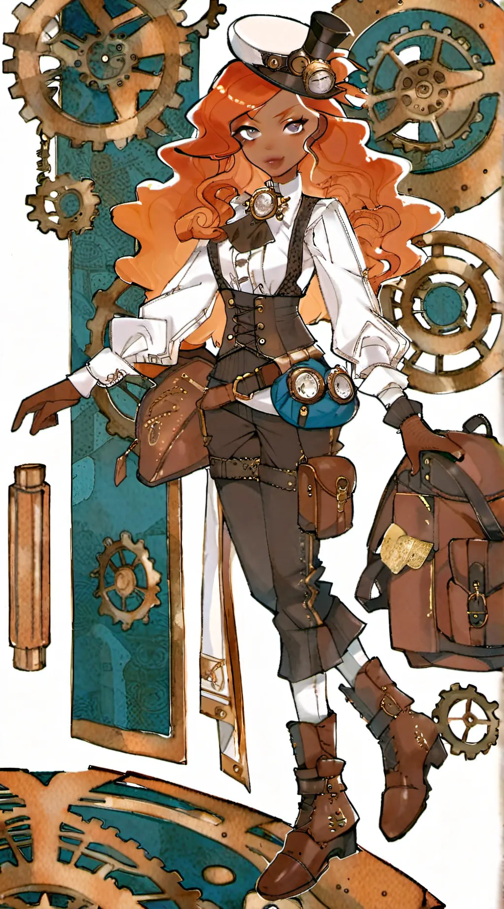 ai character: Vera Valiant background