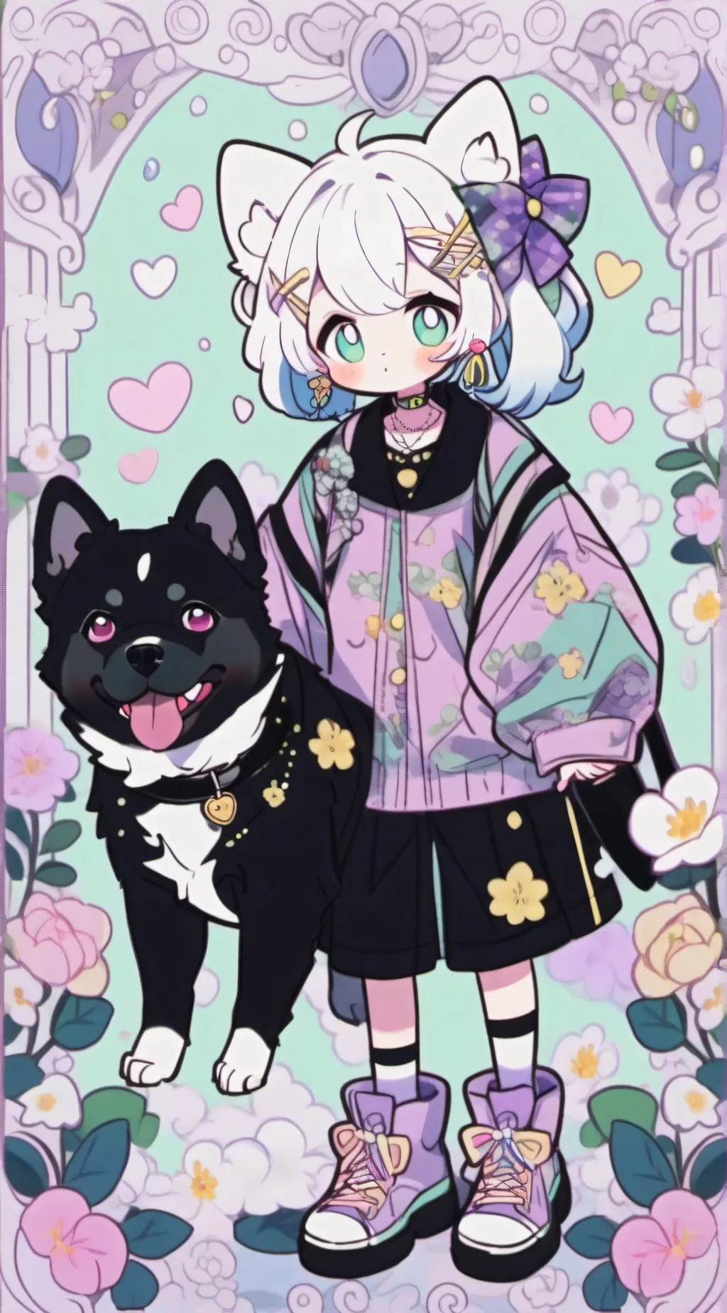 ai character: kevin background