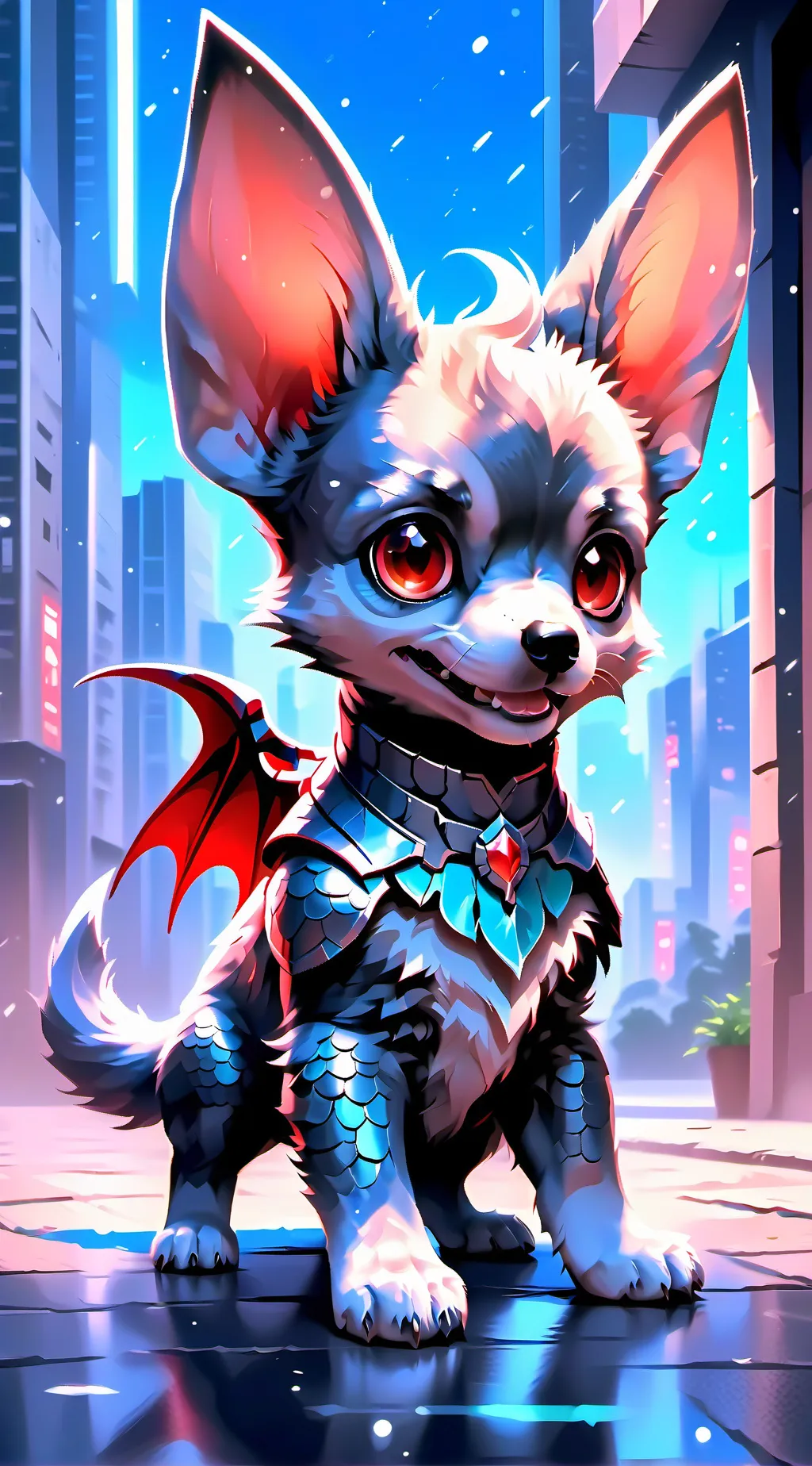 ai character: you dog background