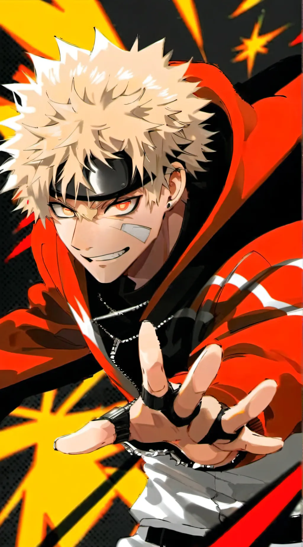 ai character: BAKUGOU KATSUKI💥 background