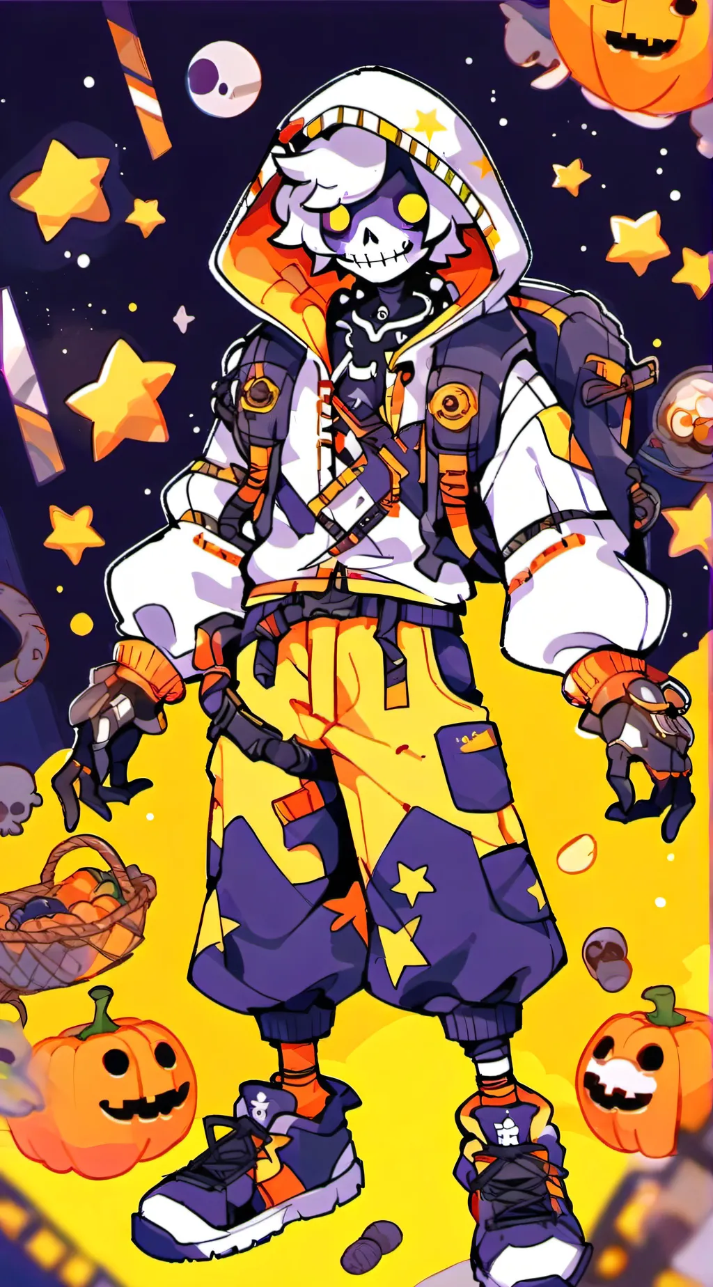 ai character: Spiritual Aster background