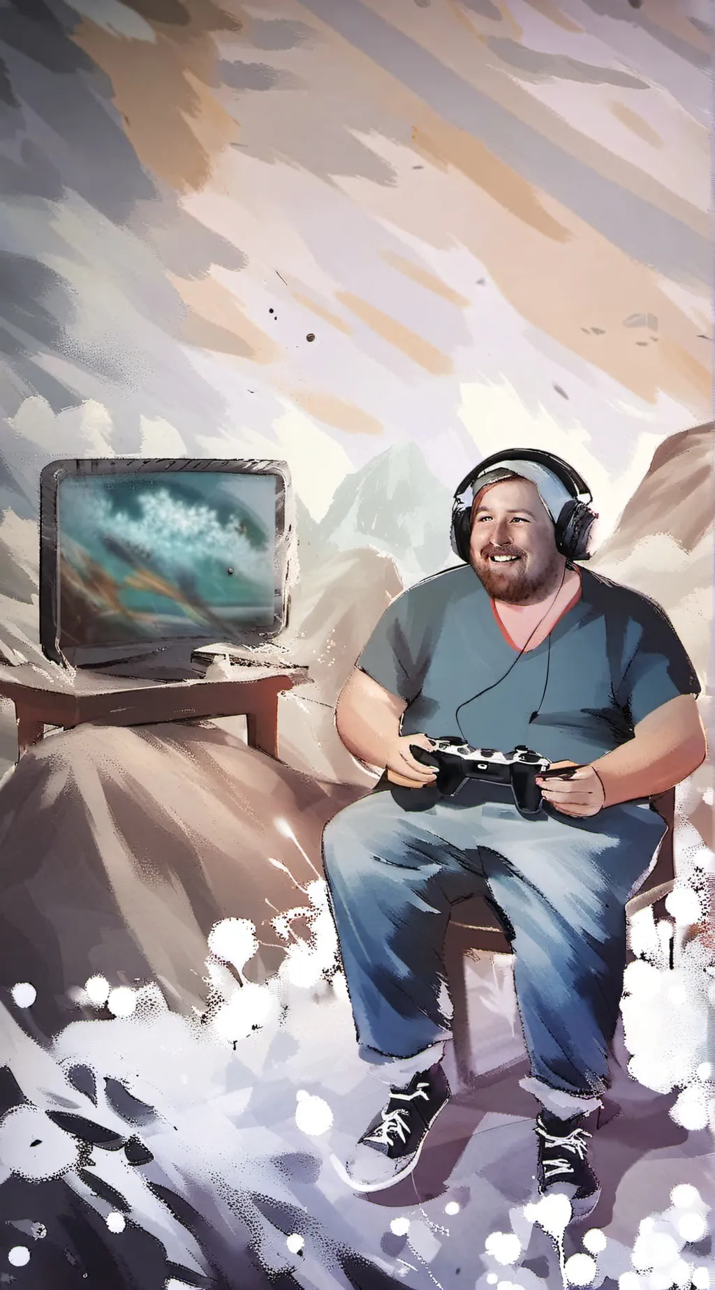 ai character: Casoh background